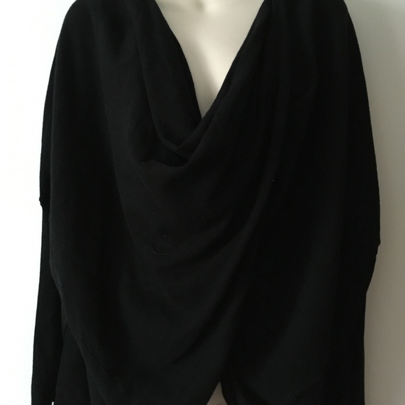 All Saints Black Drape Sweater - Picture 6 of 7
